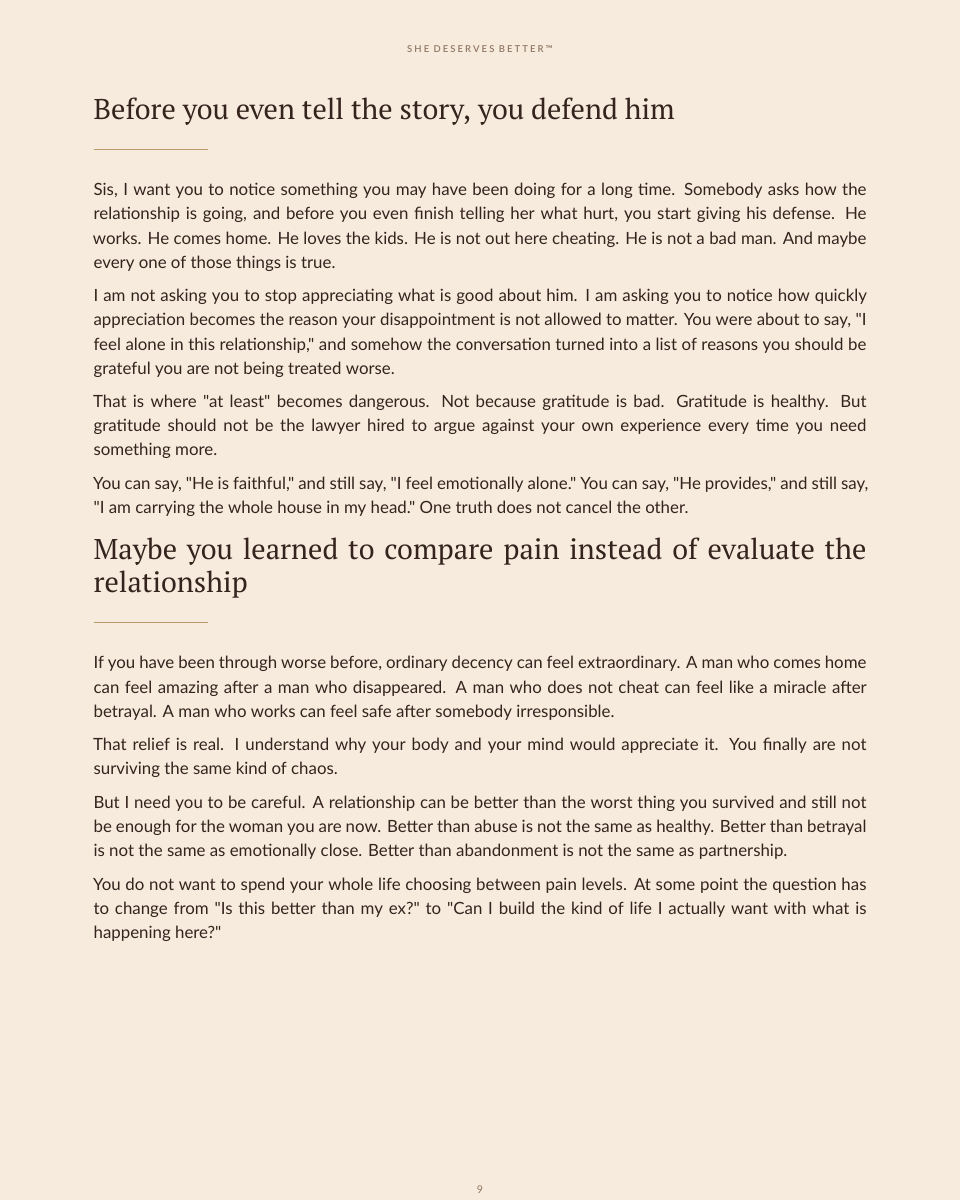 Why You Keep Accepting Less Than You Deserve preview - Chapter 1