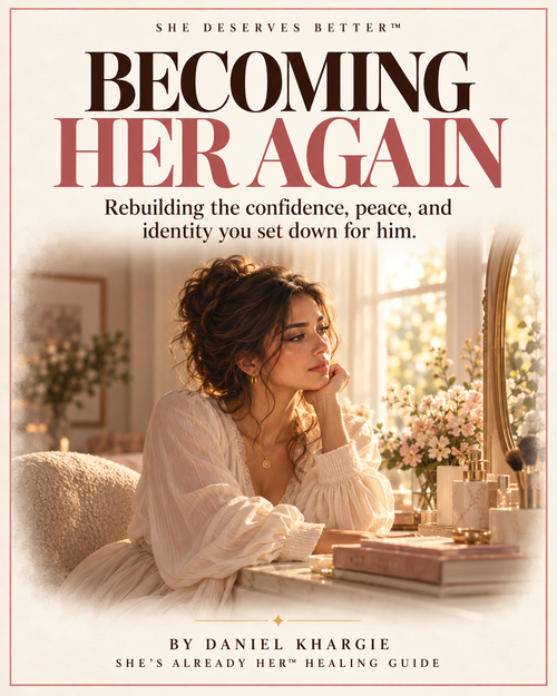 Becoming Her Again — She Deserves Better healing guide cover