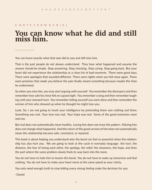 Breaking the Trauma Bond preview - A Note From Daniel