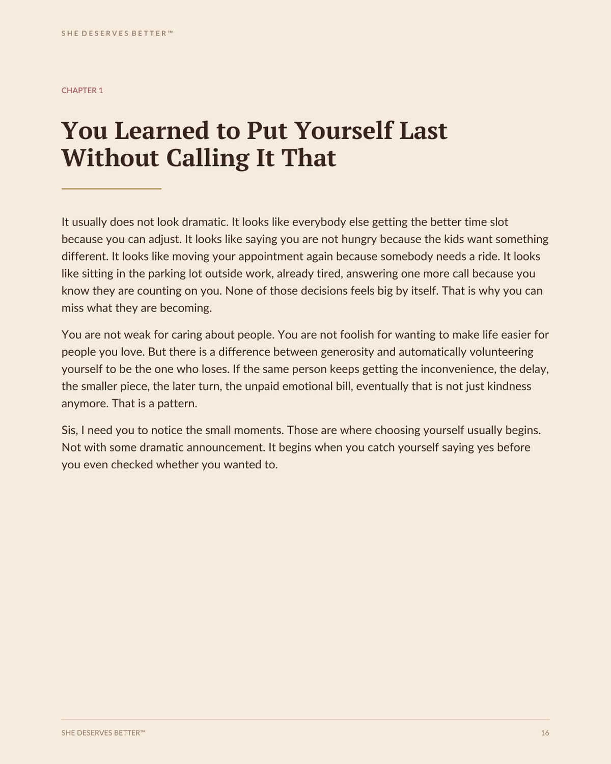 Choosing You First preview - Chapter 1