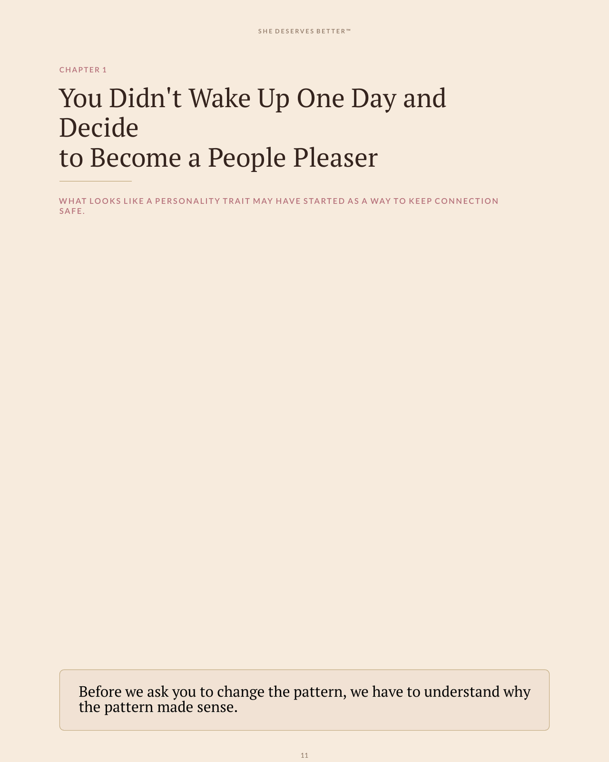 End Your People Pleasing With Your Man preview - Chapter 1