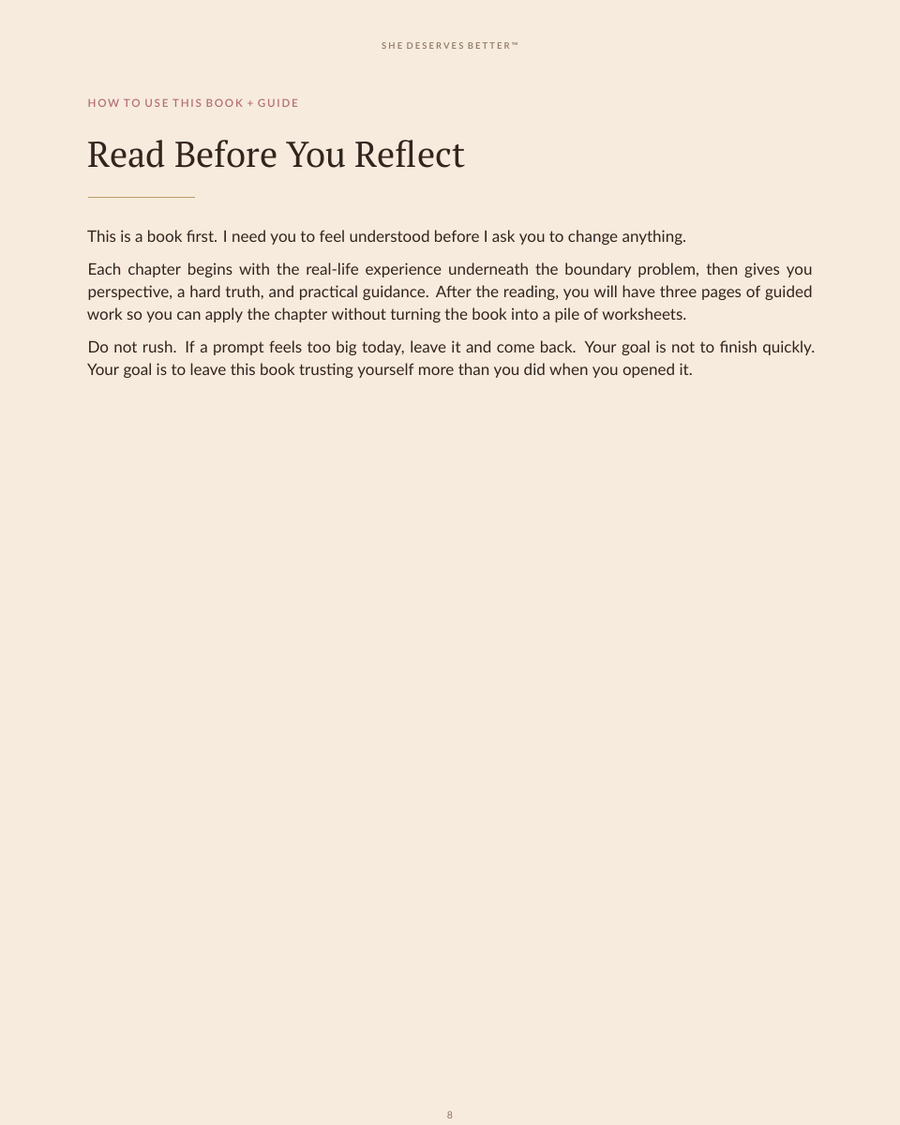 Setting Boundaries preview - how to use this Book + Guide