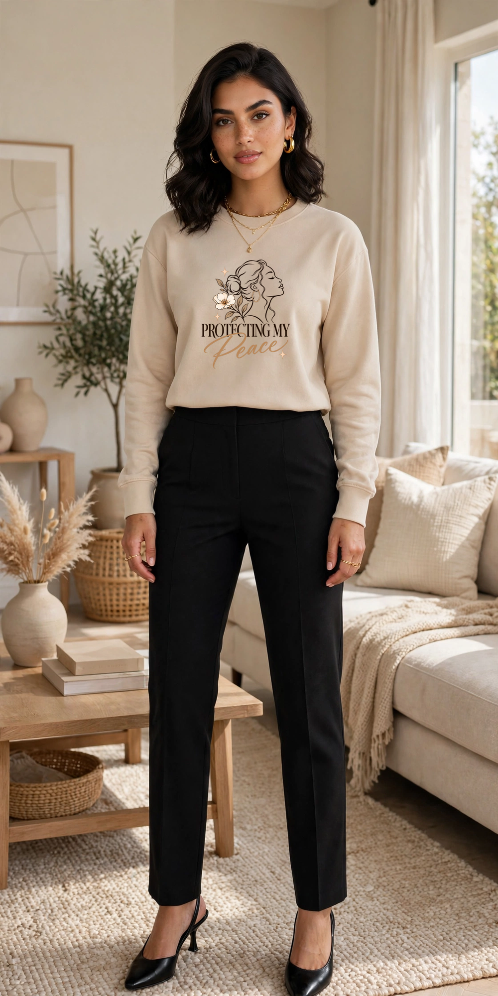 Protecting My Peace — Crewneck Sweatshirt
