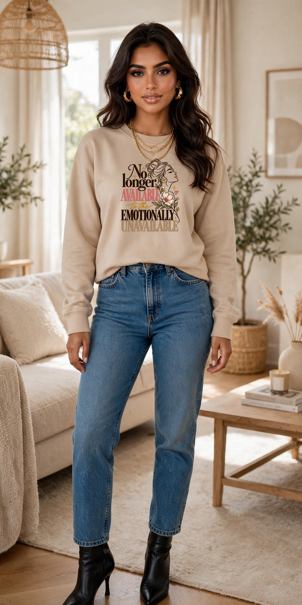 No Longer Available to the Emotionally Unavailable — Crewneck Sweatshirt