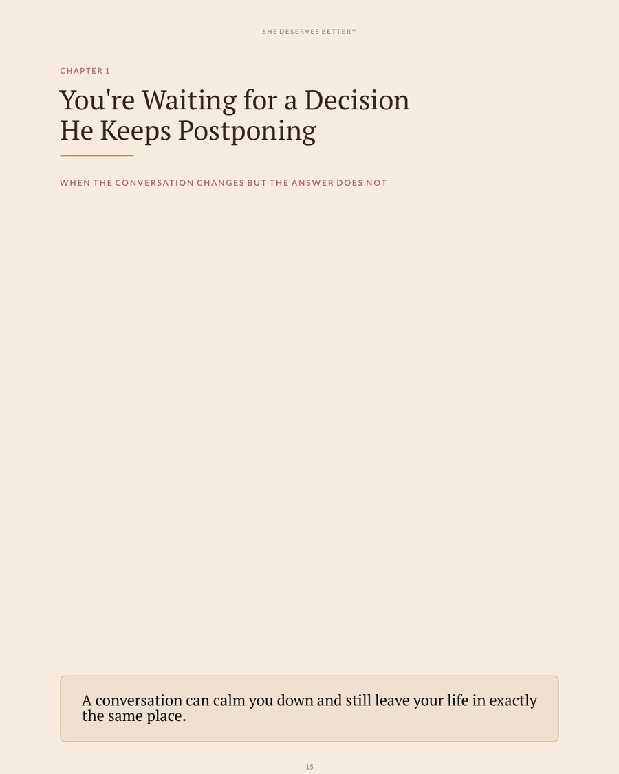 When He Won't Choose You preview - Chapter 1